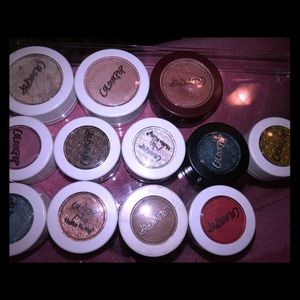 Bundle of Colour Pop Eyeshadows and Highlighters